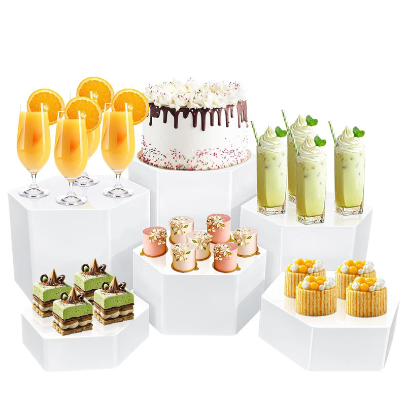 六邊形亞克力食品展示盒廠(chǎng)家定制